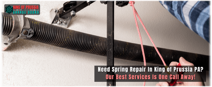 Broken Garage Door Spring King of Prussia PA